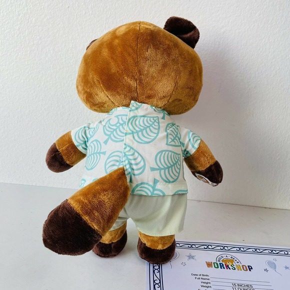 Tom Nook x Build-a-bear Plush Figure W/ Phrases - Picture 3 of 8